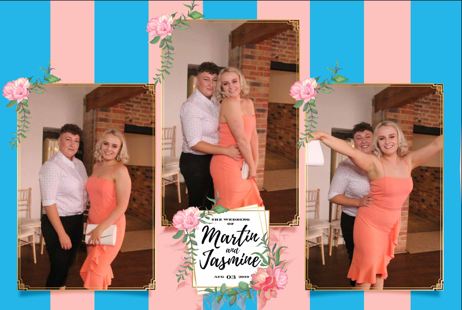 Martin and Jasmine's Wedding | View more photos from the event at galleries.surreyfacebooth.co.uk/u/Surrey-FaceBooth/Martin-and-Jasmines-Wedding